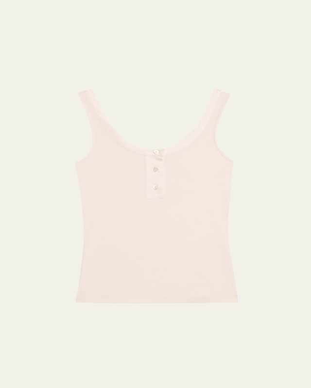 The Satin Trim Tank Top